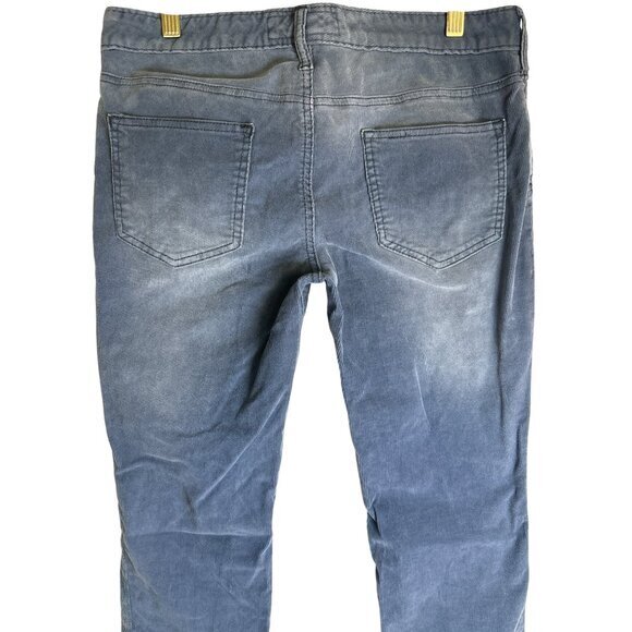 Pilcro and the Letterpress Pants Size 29 Blue Corduroy Straight Leg Vintage Slim - Picture 7 of 9